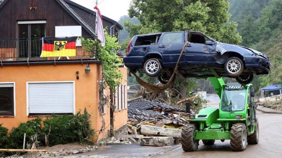 افزایش شمار قربانیان سیل در آلمان و بلژیک