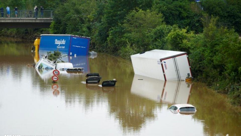 افزایش شمار قربانیان سیل در آلمان و بلژیک