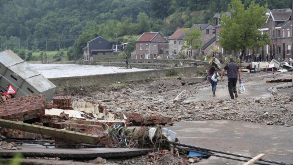 افزایش شمار قربانیان سیل در آلمان و بلژیک