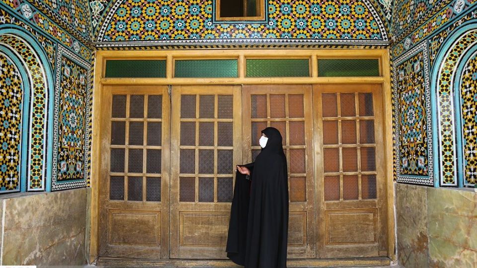 عزاداری شهادت امام باقر(ع) در حرم حضرت معصومه(س)