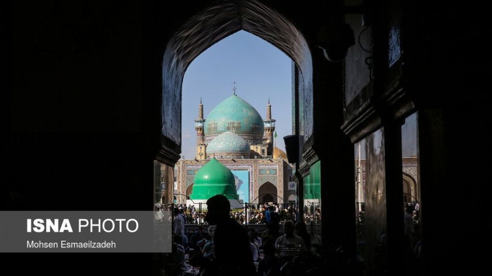 مراسم دعای عرفه- حرم مطهر رضوی و حضرت معصومه(س)