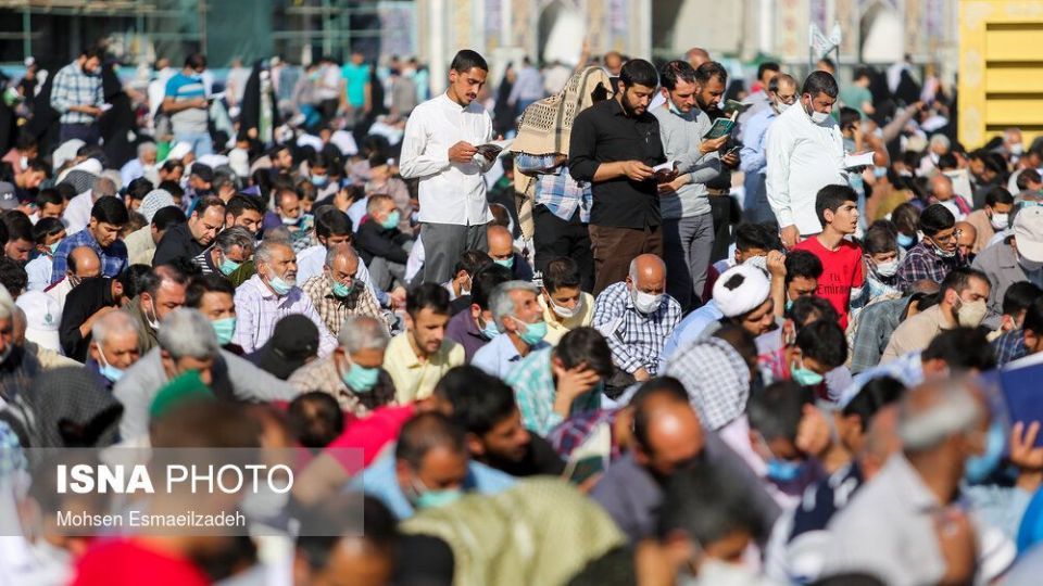 مراسم دعای عرفه- حرم مطهر رضوی و حضرت معصومه(س)