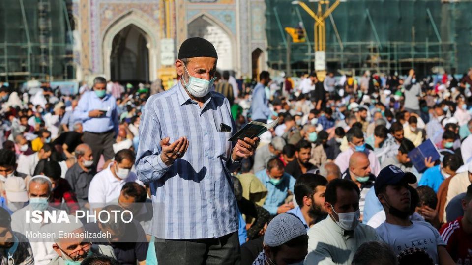 مراسم دعای عرفه- حرم مطهر رضوی و حضرت معصومه(س)