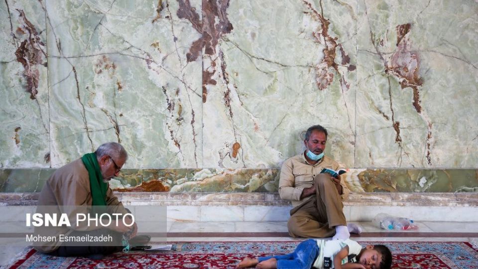 مراسم دعای عرفه- حرم مطهر رضوی و حضرت معصومه(س)