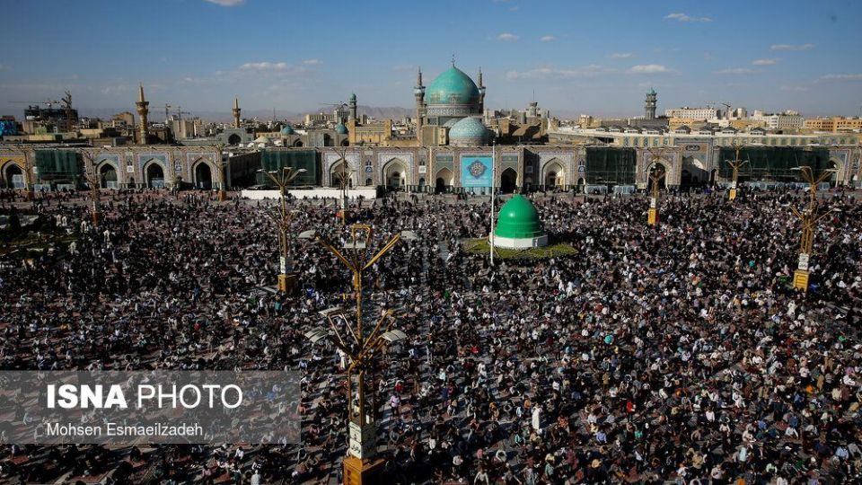 مراسم دعای عرفه- حرم مطهر رضوی و حضرت معصومه(س)