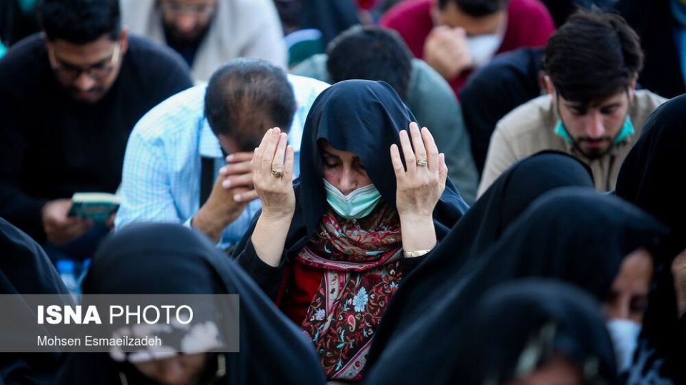 مراسم دعای عرفه- حرم مطهر رضوی و حضرت معصومه(س)