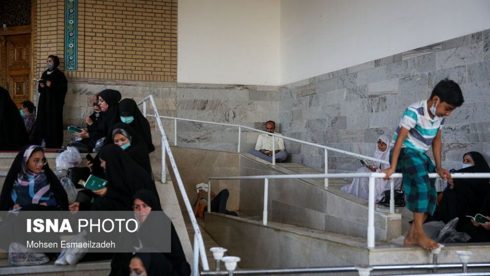 مراسم دعای عرفه- حرم مطهر رضوی و حضرت معصومه(س)