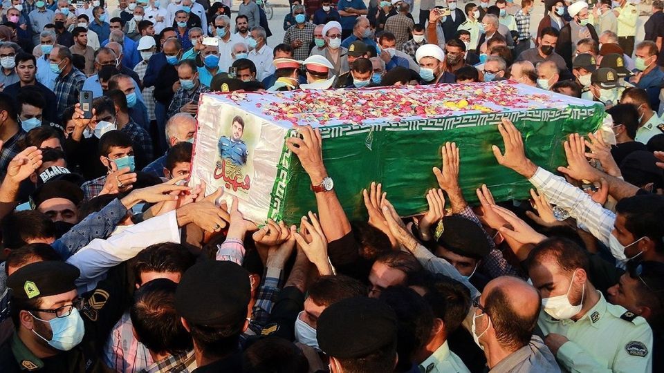 تشییع پیکر شهید «ضرغام پرست» - رامهرمز