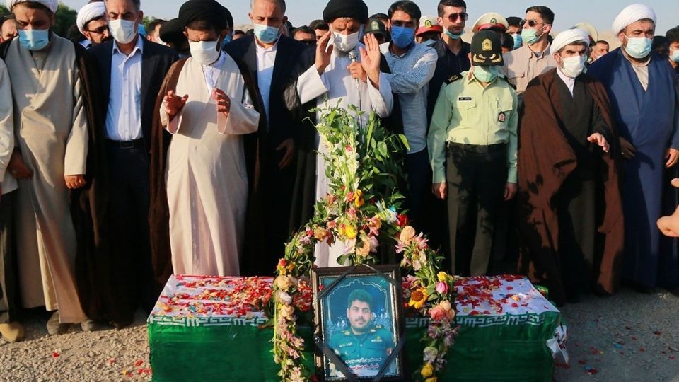 تشییع پیکر شهید «ضرغام پرست» - رامهرمز