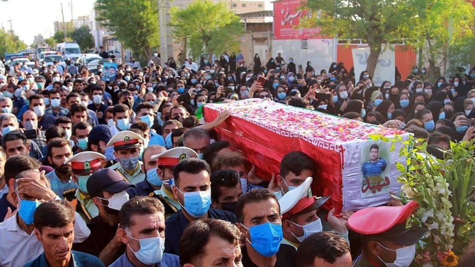 تشییع پیکر شهید «ضرغام پرست» - رامهرمز