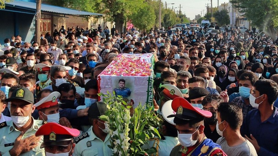 تشییع پیکر شهید «ضرغام پرست» - رامهرمز