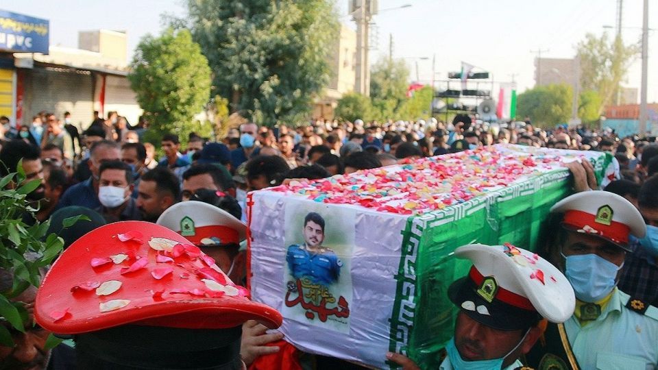 تشییع پیکر شهید «ضرغام پرست» - رامهرمز