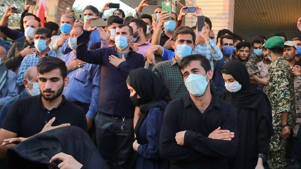 تشییع پیکر شهید «ضرغام پرست» - رامهرمز