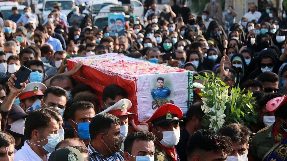 تشییع پیکر شهید «ضرغام پرست» - رامهرمز