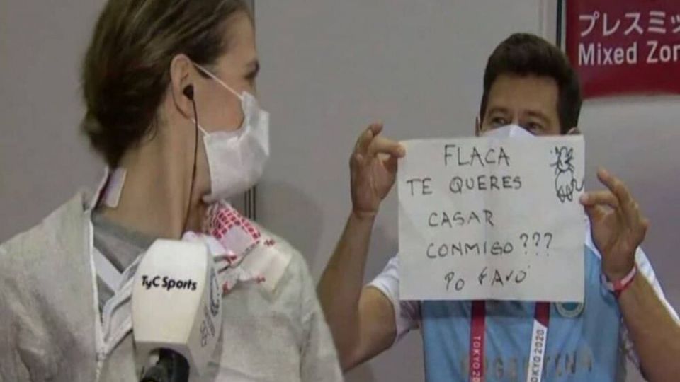 خواستگاری جالب در حاشیه المپیک توکیو