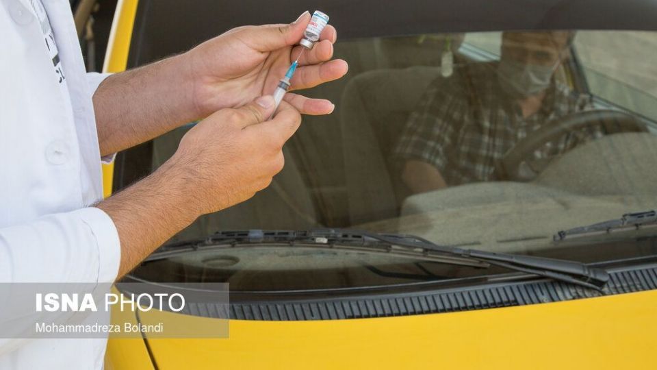 واکسیناسیون تاکسی‌رانان تهران