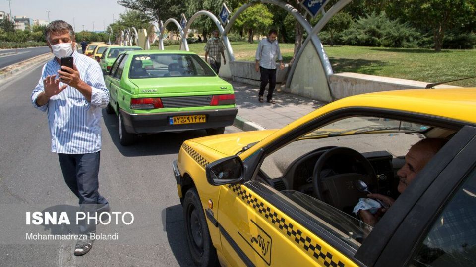 واکسیناسیون تاکسی‌رانان تهران