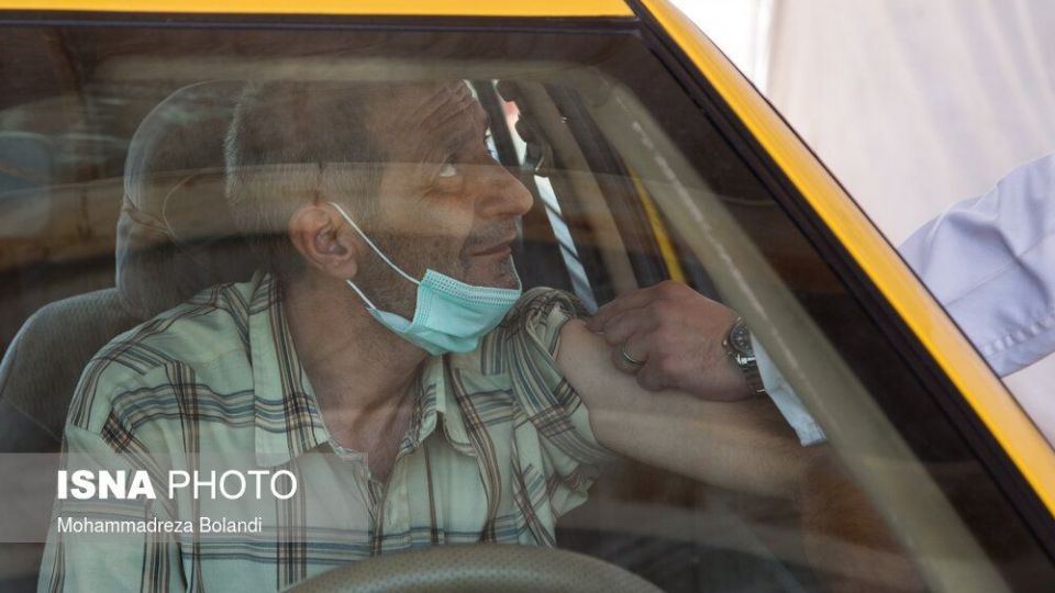 واکسیناسیون تاکسی‌رانان تهران