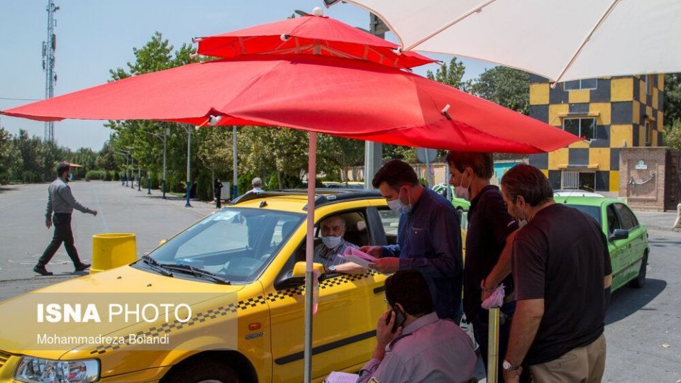 واکسیناسیون تاکسی‌رانان تهران