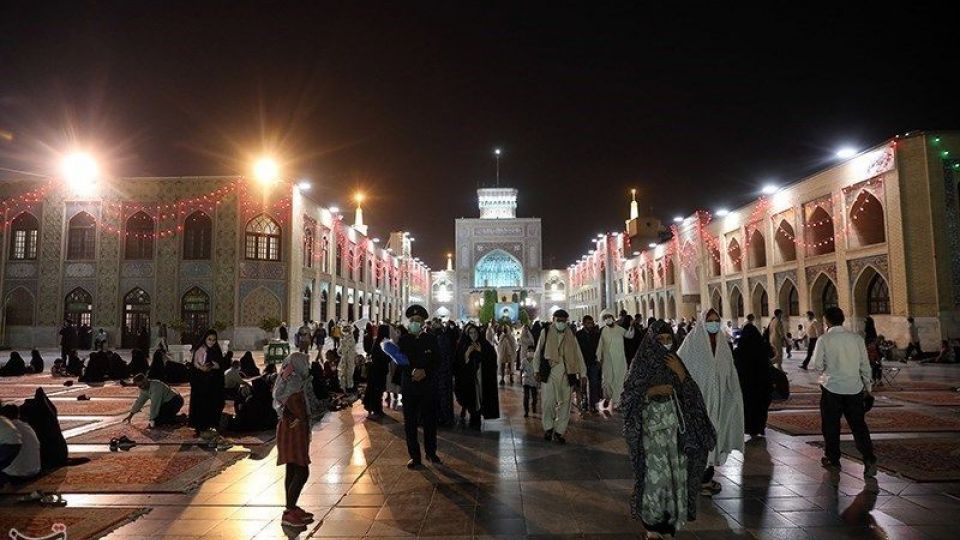 حرم مطهر رضوی در آستانه عید غدیر
