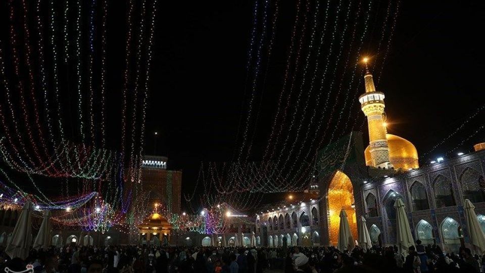 حرم مطهر رضوی در آستانه عید غدیر
