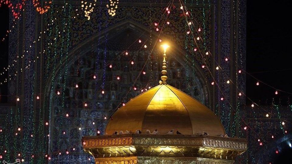 حرم مطهر رضوی در آستانه عید غدیر
