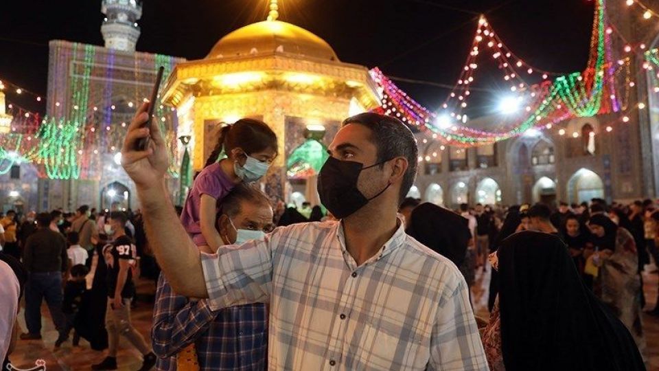 حرم مطهر رضوی در آستانه عید غدیر