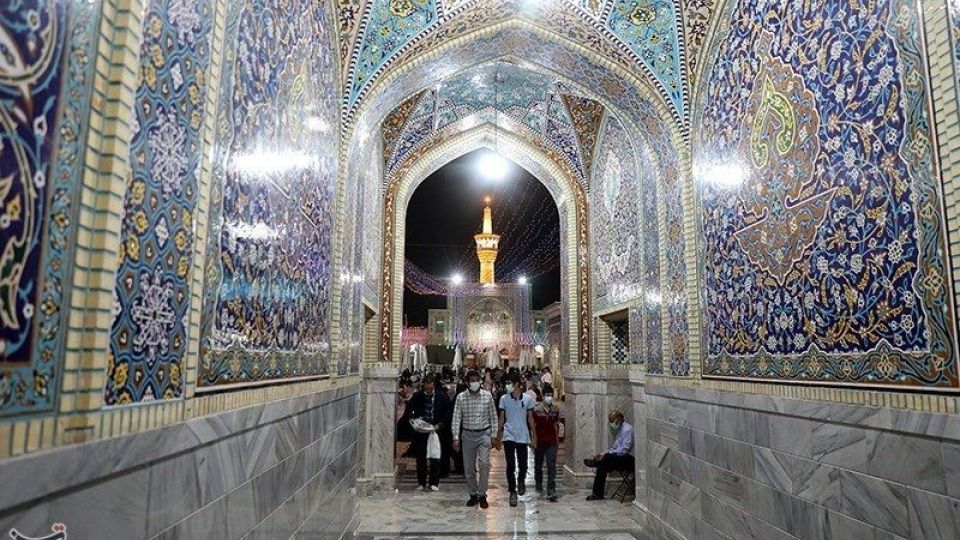 حرم مطهر رضوی در آستانه عید غدیر