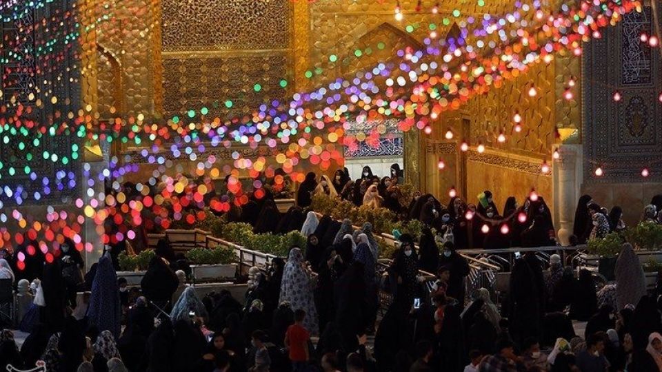 حرم مطهر رضوی در آستانه عید غدیر