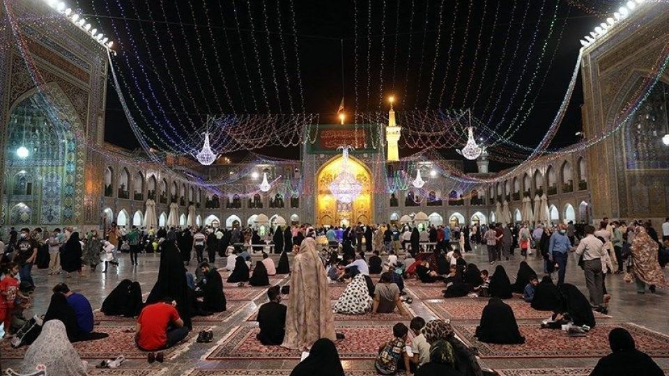 حرم مطهر رضوی در آستانه عید غدیر