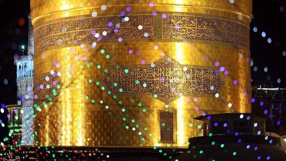 حرم مطهر رضوی در آستانه عید غدیر