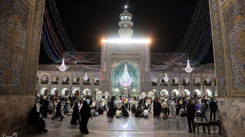 حرم مطهر رضوی در آستانه عید غدیر