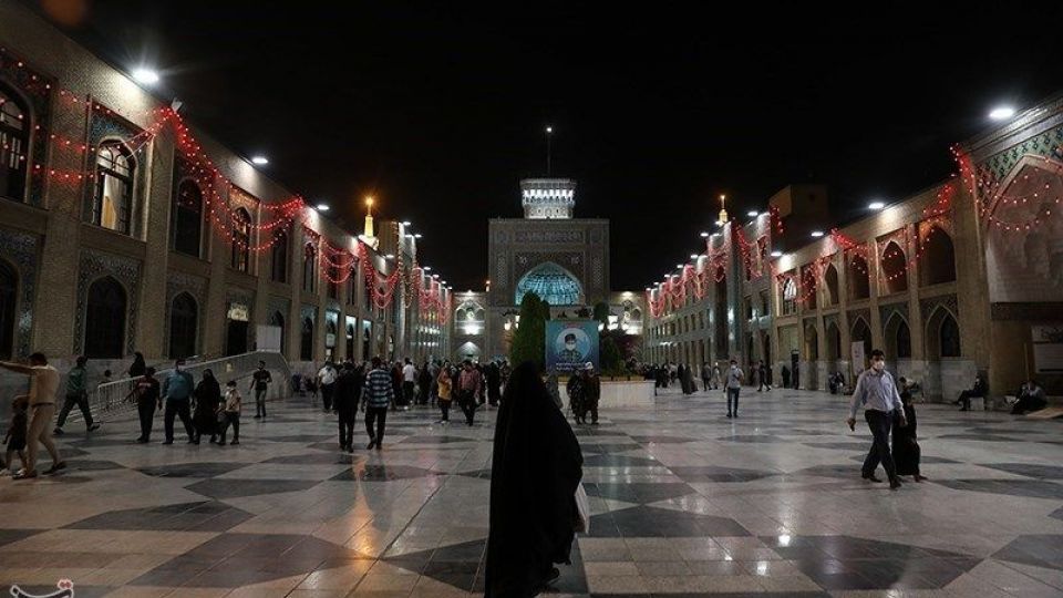 حرم مطهر رضوی در آستانه عید غدیر