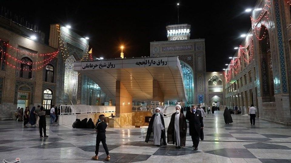 حرم مطهر رضوی در آستانه عید غدیر