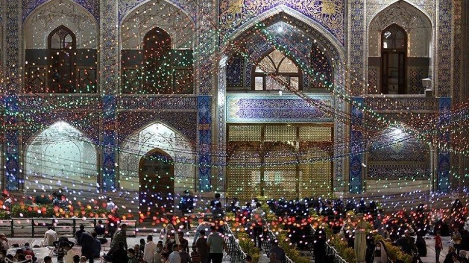 حرم مطهر رضوی در آستانه عید غدیر
