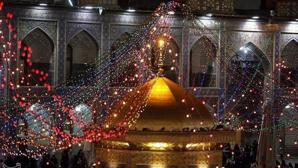 حرم مطهر رضوی در آستانه عید غدیر
