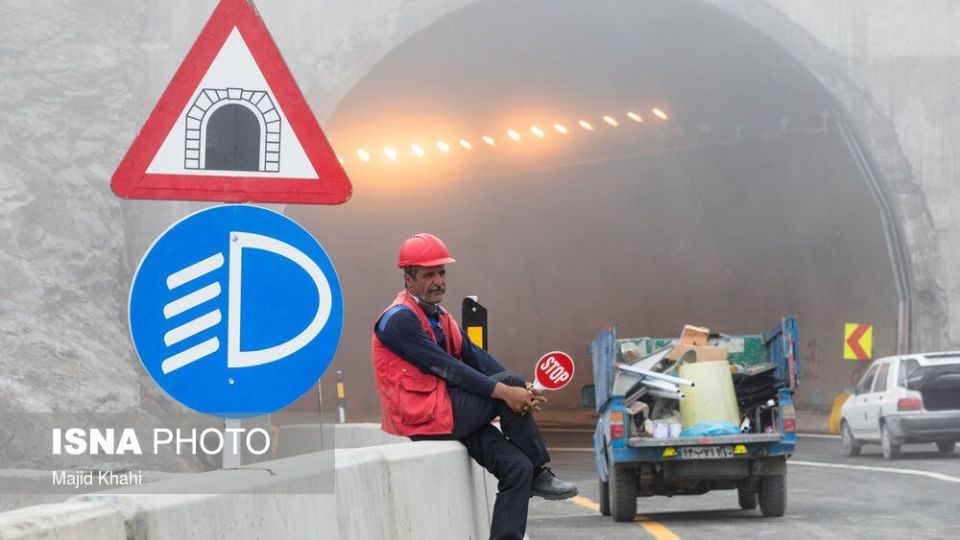طولانی ترین تونل خاورمیانه در آزادراه تهران - شمال