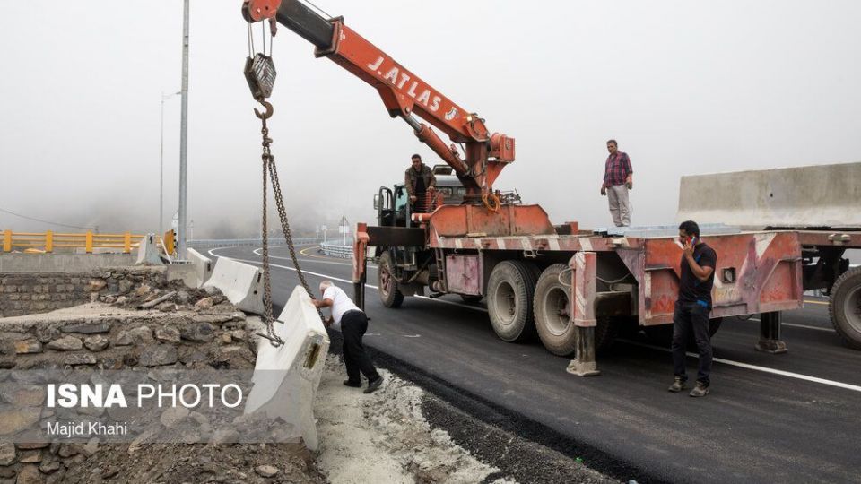 طولانی ترین تونل خاورمیانه در آزادراه تهران - شمال