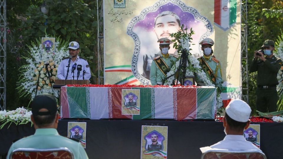 تشییع پیکر شهید «عبدالجبار مختوم‌نژاد»