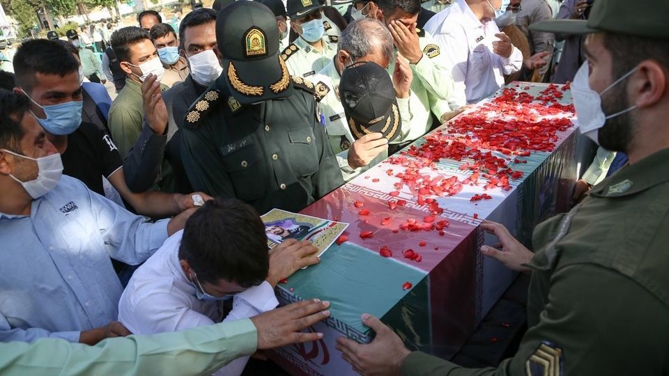 تشییع پیکر شهید «عبدالجبار مختوم‌نژاد»