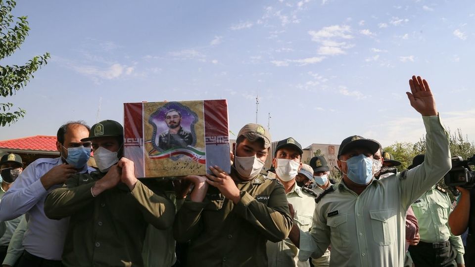 تشییع پیکر شهید «عبدالجبار مختوم‌نژاد»