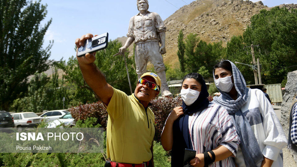 رونمایی یادمان "محمود اجل" پدر کوهنوردی کلاسیک ایران