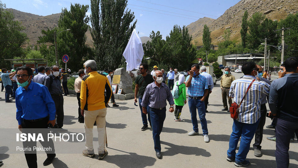 رونمایی یادمان "محمود اجل" پدر کوهنوردی کلاسیک ایران