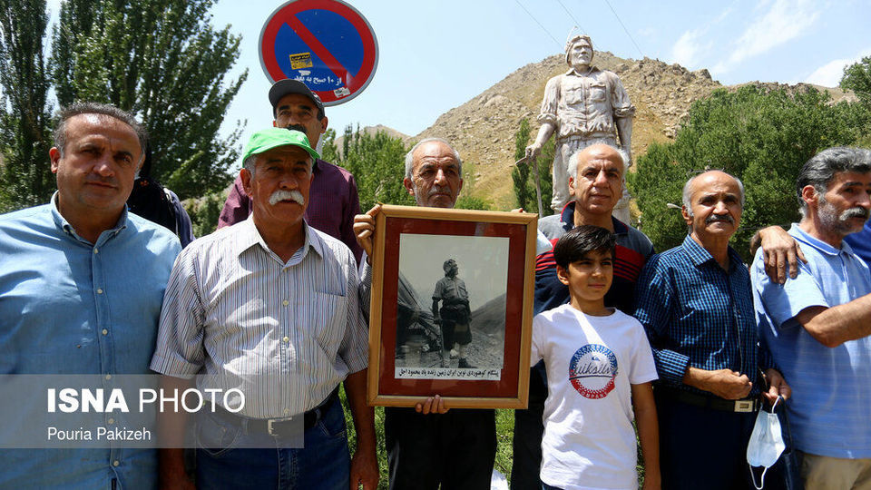 رونمایی یادمان "محمود اجل" پدر کوهنوردی کلاسیک ایران