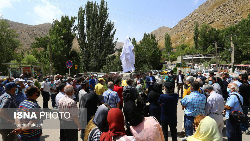 رونمایی یادمان "محمود اجل" پدر کوهنوردی کلاسیک ایران