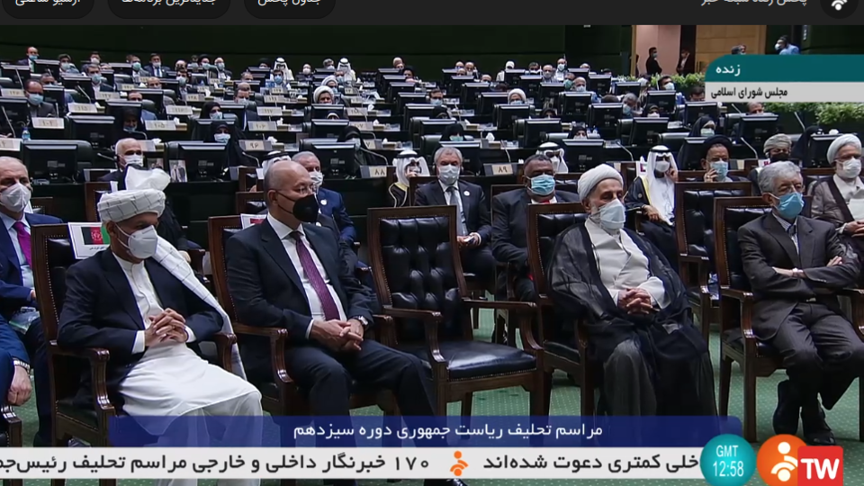  مراسم تحلیف رییس جمهور از نگاه دوربین 