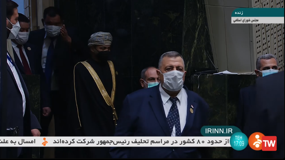  مراسم تحلیف رییس جمهور از نگاه دوربین 