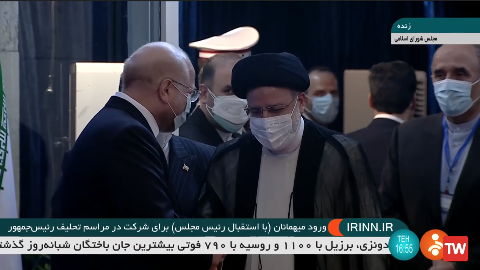  مراسم تحلیف رییس جمهور از نگاه دوربین 