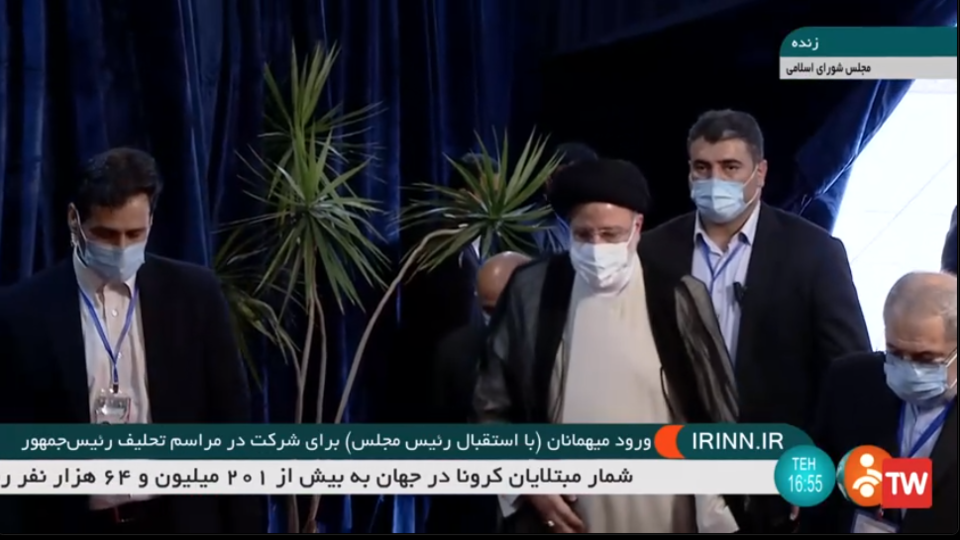  مراسم تحلیف رییس جمهور از نگاه دوربین 