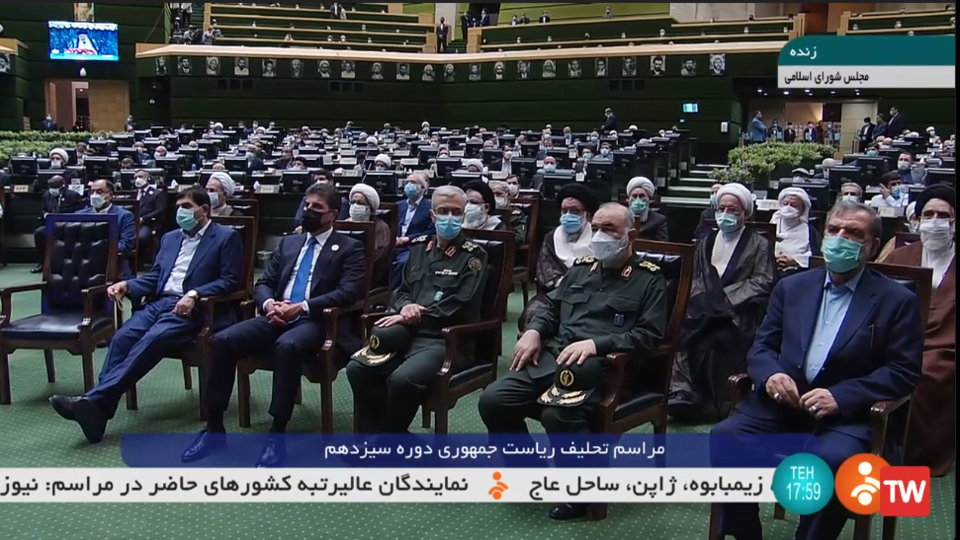  مراسم تحلیف رییس جمهور از نگاه دوربین 